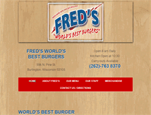 Tablet Screenshot of freds-burgers.com